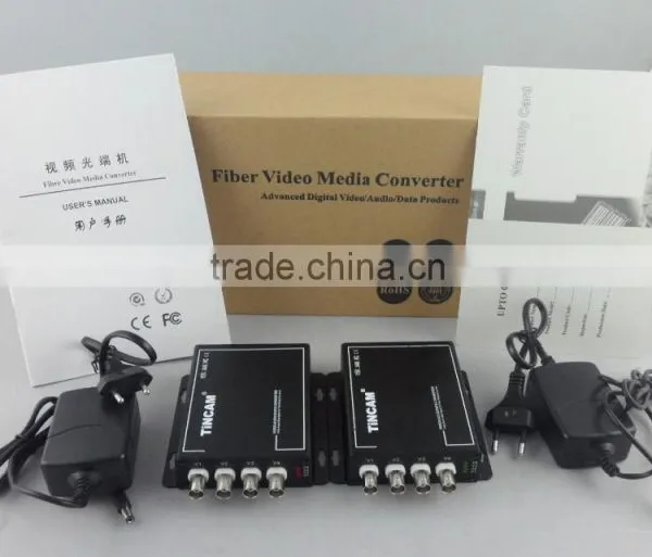 4 Channel Video Converter Digital to Analog, Fiber Video Converter photo-6