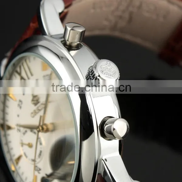 Tourbillon Automatic Leather Watch WM307 photo-3