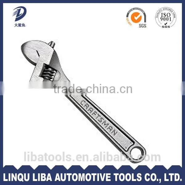 Metric China Manufacturer High Qualtiy CrV Adjustable Wrench Monkey Spanner For Trucks photo-5