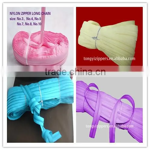Wholesale Nylon Zipper Long Chain photo-2