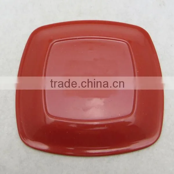 High Quality Best Selling Products 12 Inch Plastic Square Bamboo Plate photo-2
