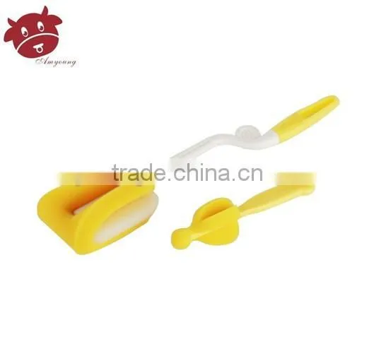 Easy Clean Milk Bottle Brush Feeding Bottle Cleaning Brush Safty Baby Bottle Brush Factory Wholesale photo-6