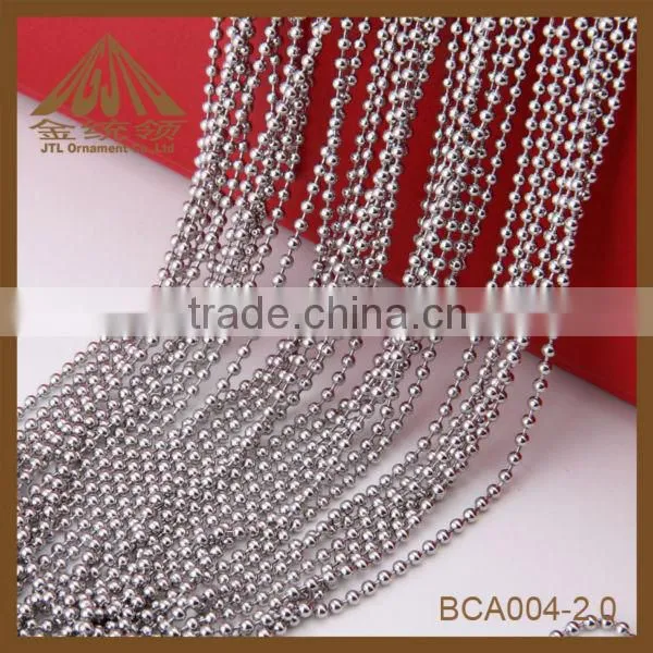 High Quality Nice Silver Color Metal Round Ball Chain photo-5