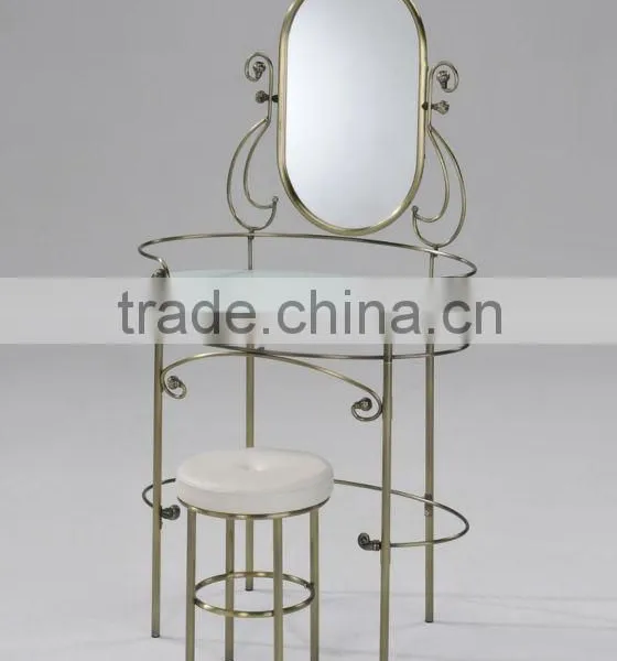 Classic Anitque Glass Bed Room Set/ Mirrow Chair Vanity