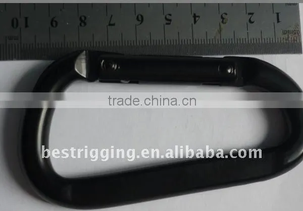 MANUFACTORY PRICE 8mm BLACK SPRING HOOK ZP WIRE ROPE ACCESSORY photo-2