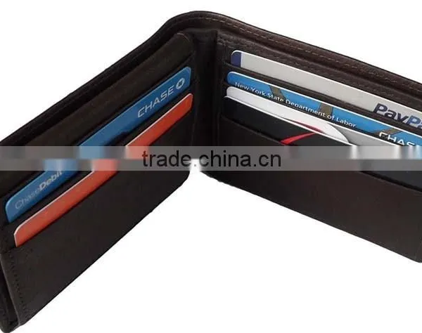 Simple Design High Quality Black Genuine Leather Mens Rfid Wallet Quality Choice photo-3