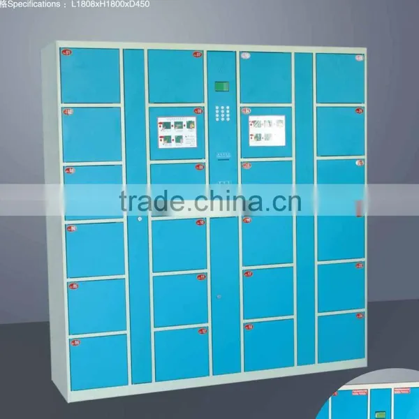 24-door bar code type electronic bag-leaving Cabinet
