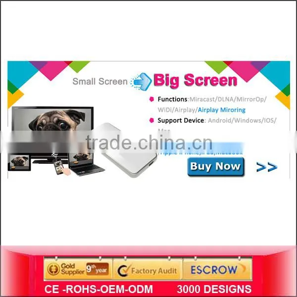 SU Hot Selling EZcast Dongle Miracast DLNA Airplay Mirroring WiFi Dongle Chromecast Factory Price Hdmi Dongle photo-5