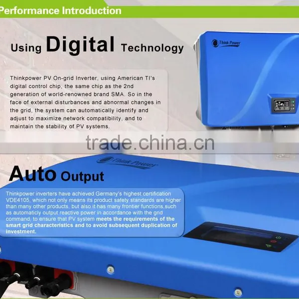 3.6 KW Solar Grid Inverter With Dual MPPT, Free WiFI, 99.9% High Efficiency,SAA,IEC,VDE photo-2