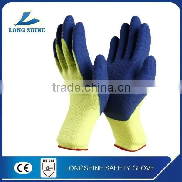 Lowest Price 10G Poly/cotton Liner With Latex Coated Safety Working Glove photo-2