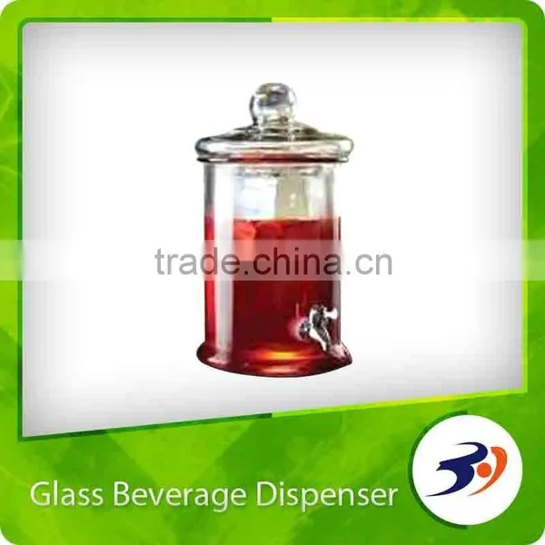 Customized Classic Glass Beverage Dispenser With Tap photo-2