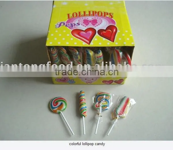 Hard candy lollipop