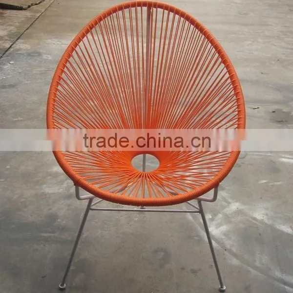 Party Light Oval Sun Colourful Wicker Kids Rattan Chair photo-3