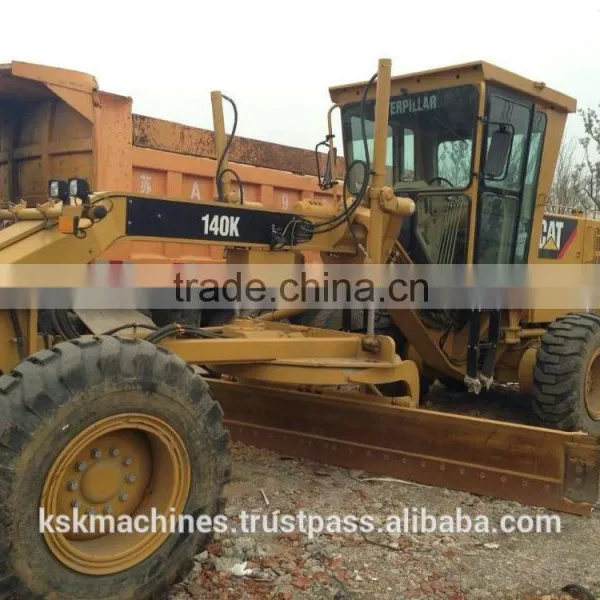 Cheap Used Motor Grader 140K for Sale | Original CAT 140K Used Grader With Ripper photo-2