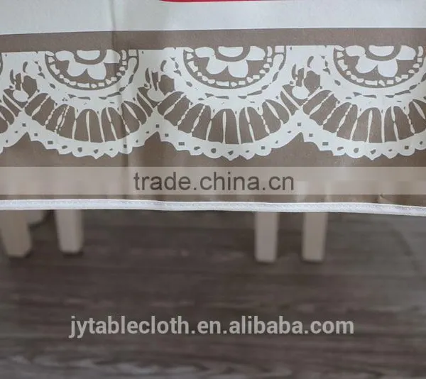 Primitive PVC Compound Non-woven Fabric Tablecloth photo-3