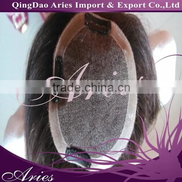 Best Sale Virgin Human Hair Mono Toupee for Men photo-5