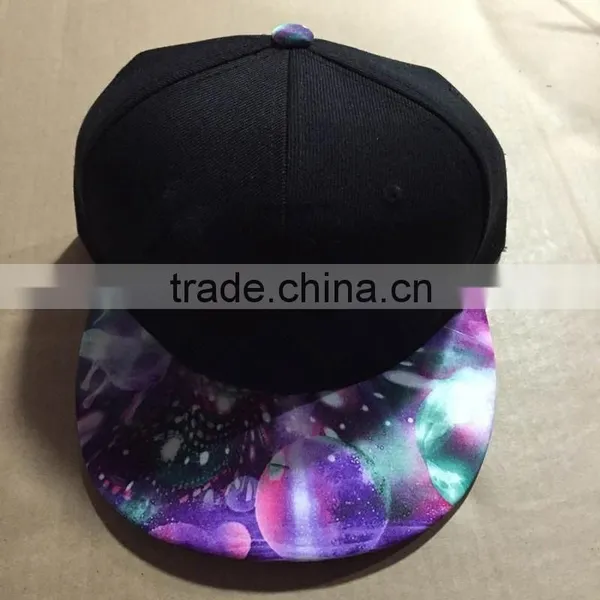 New Style 6 Panels Custom Designed Snapback Dye Sublimation Hip Hop Snapback Cap/Hat photo-3