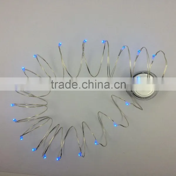 Button Battery Operated Fairy Copper Wire Led String Lights for Wedding Decoration Wholesale photo-2
