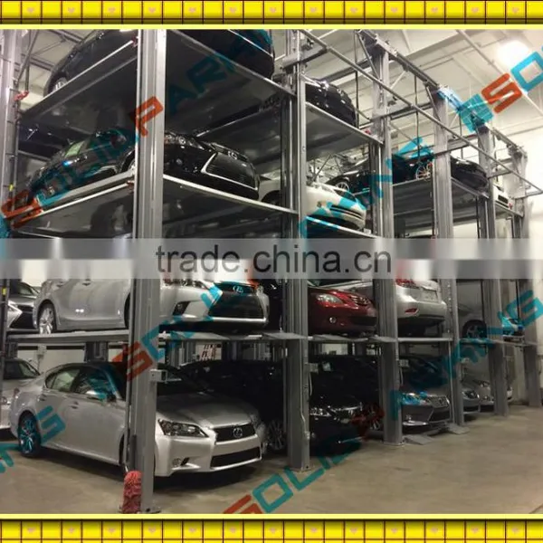 Electric Auto Release Position Locks Automatic Smart Car Parking Lift photo-2