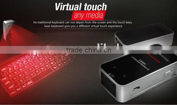Portable Mini Wireless Bluetooth Virtual Laser Projection Keyboard Para Teclado For Ipad/Iphone Computer Projection Keyboard photo-5