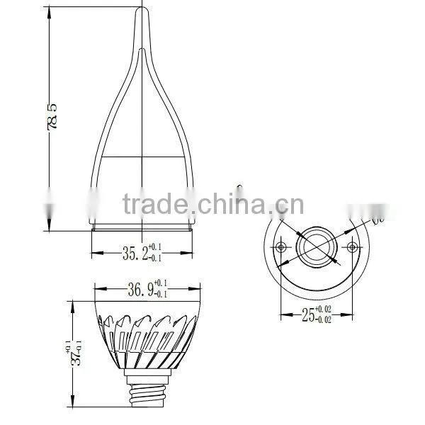 5W Candle Light Bulb Accessories photo-3