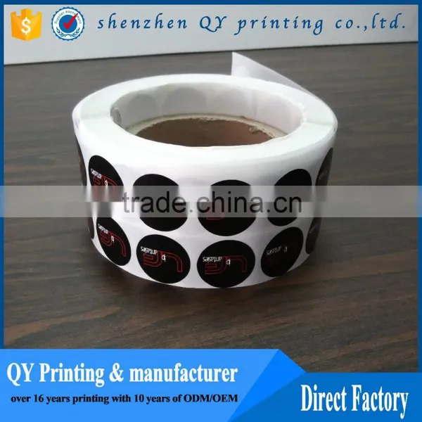 Custom Printed Logo Stickers,oil Resistant Adhesive Vinyl Label Sticker photo-2