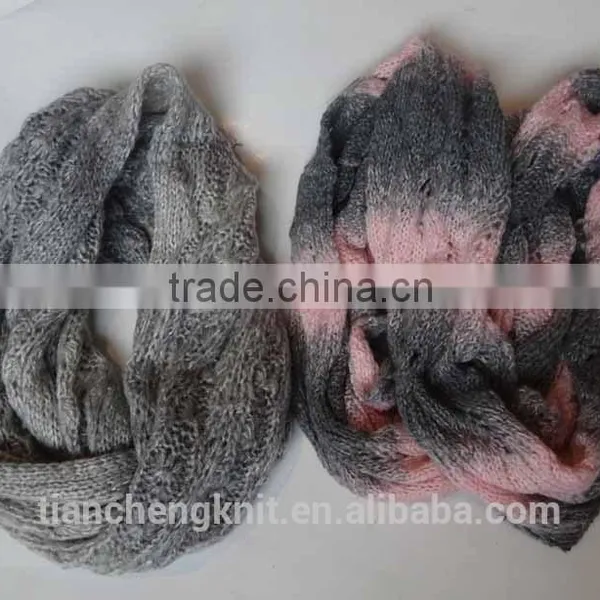 2015 Knitted Scarf Winter Scarf Snood Fashion Acrylic Scarf