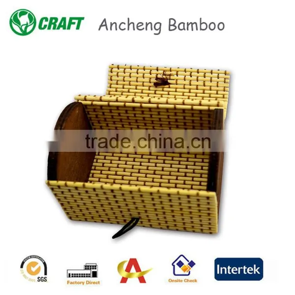 Bamboo Small Packaging Boxes for Jewelry or Ornament Ring photo-5
