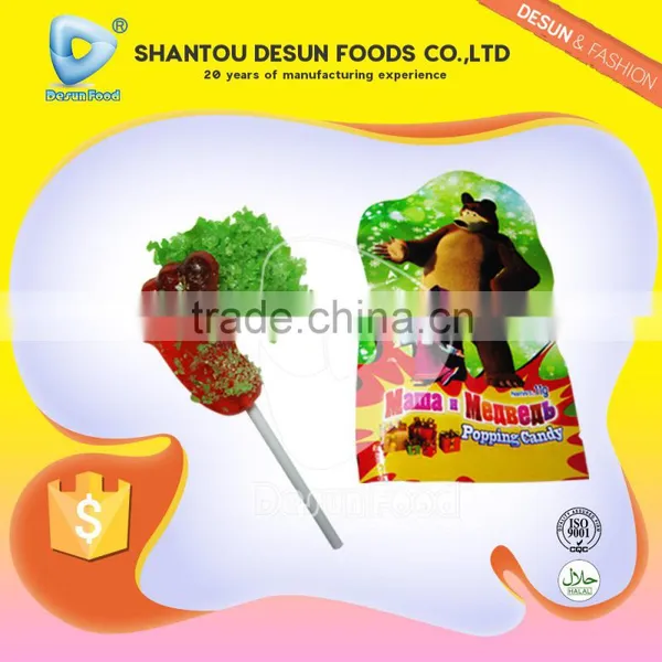 MashaBear Pop Pop Candy With Foot Lollipop(100% Popping Candy) photo-2