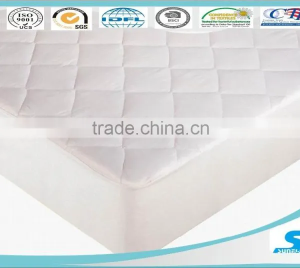 Hotel Cheap Microfiber Polyester Mattress Protector Quilted Bedspread photo-2