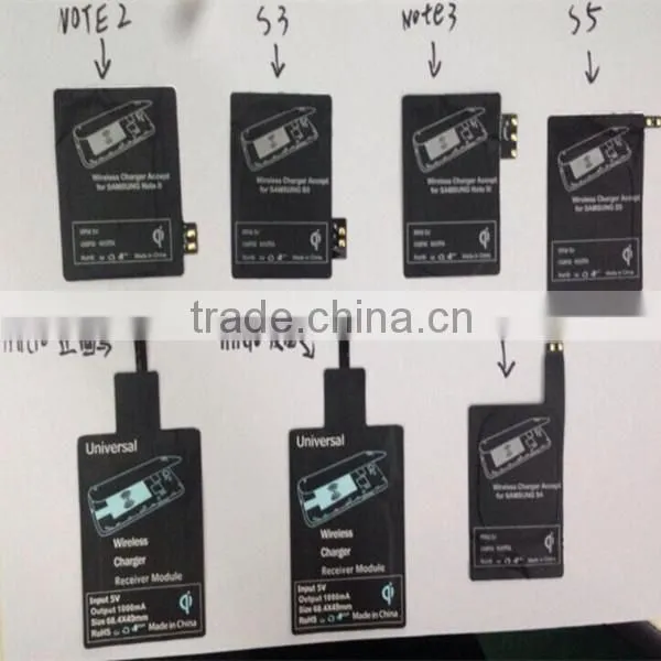 CE,RoHS,FCC Approved qi Wireless Phone Charger Receiver Card for Iphone,Samsung and Android Micro Usb Port Phones photo-6