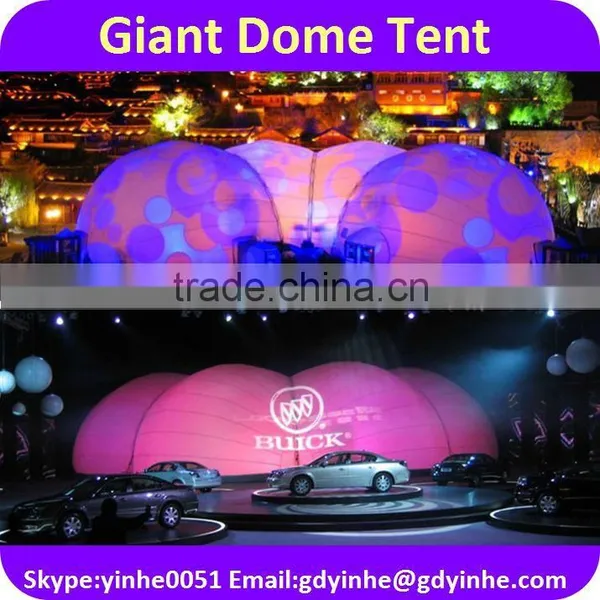 2016 Single Layer Giant White Inflatable Projection Dome Tent photo-2