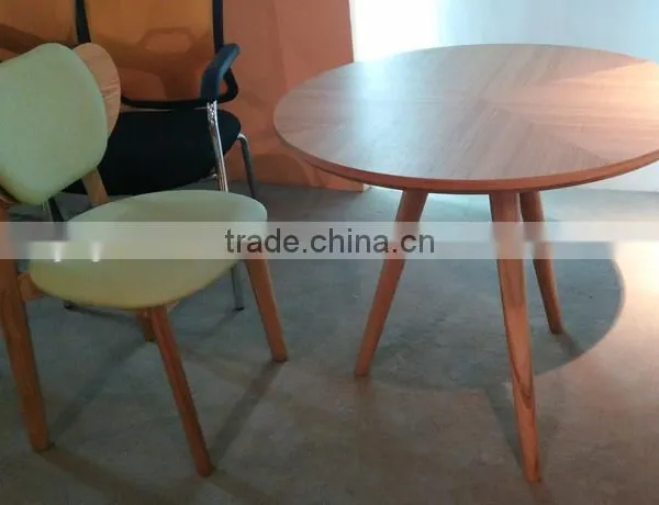 Modern Furniture Set Ash Wood Table Dining Leisure Chair
