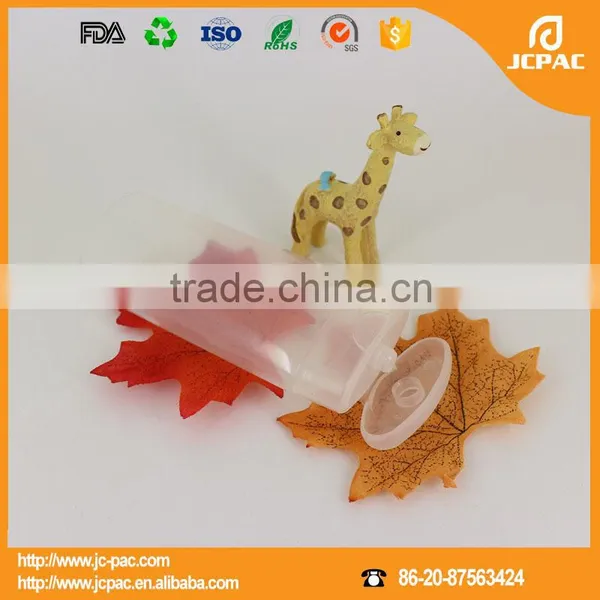 25ml Transparent Oval Cosmetic Plastic Tube With Flip Top Cap photo-2
