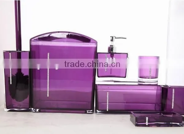 MZ-Eco-Friendly Feature and Plastic Material Bathroom Accessory Set photo-5