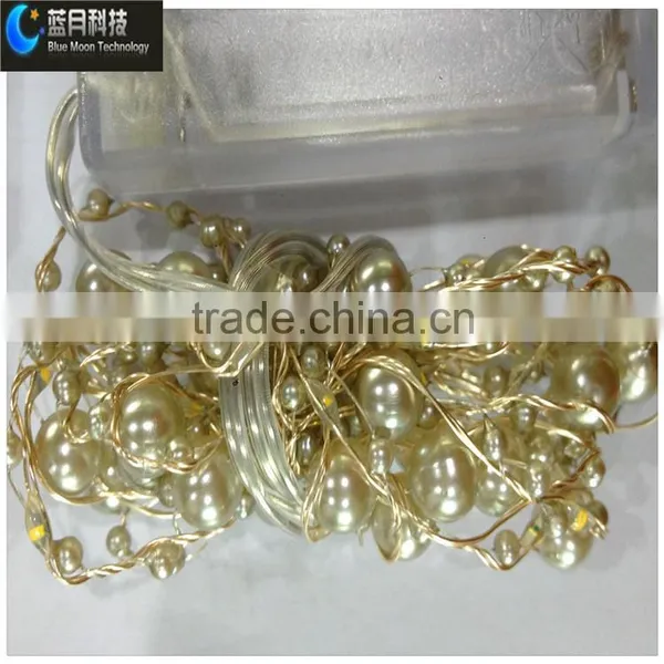Battery Operated Mini Led String Lights With Bead for Wedding,party,christmas Day photo-3