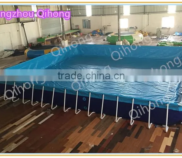 Steel Frame Swimming Pool, Metal Frame Water Pool With Inflatable Water Slides, Used Pools for Sale photo-2