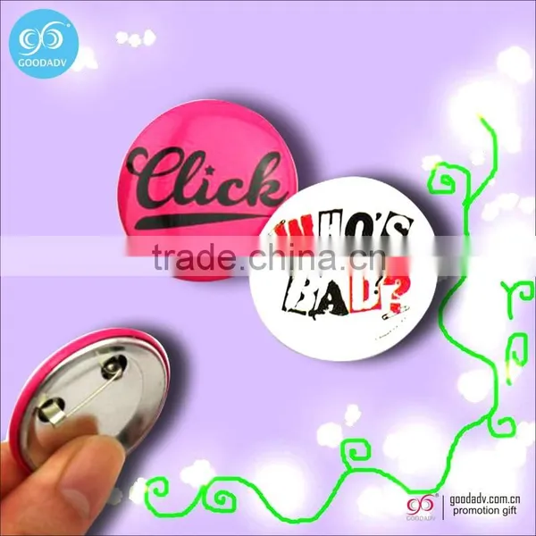 2015 Guangzhou Factory Sales Cartoon Printing Badge Low Button Tin Badges photo-3