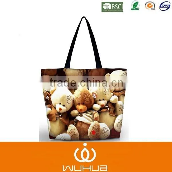 High Quality Printing Flower Customer Tote Bag photo-2