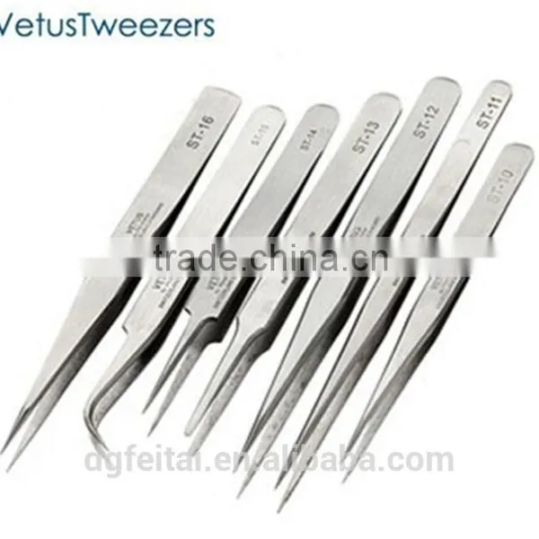 Vetus ST Stainless Steel Material Eyelash Extension Tweezers photo-3