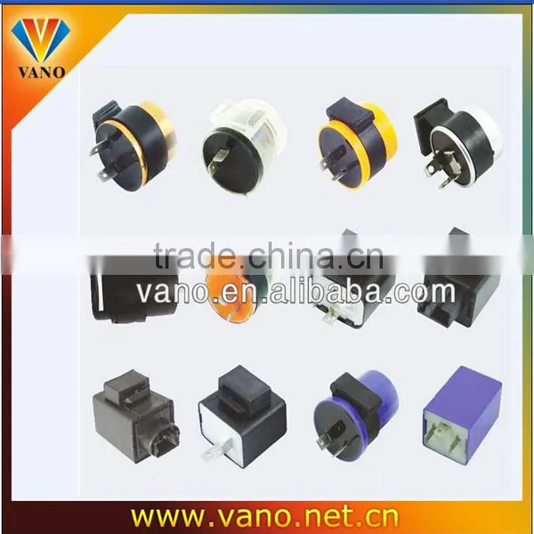 Hyper Flash 2-Pin LED Flasher Relay Fix 12v Electronic Flasher for Motorcycle