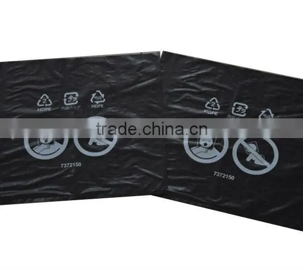 Black PE Polybag With Printing
