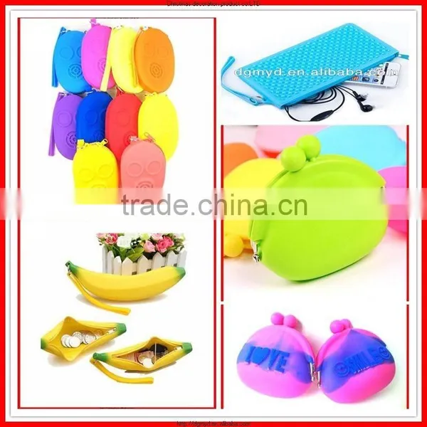Small Silicone Coin Purse Silicone Women Fashion Handbag 2015