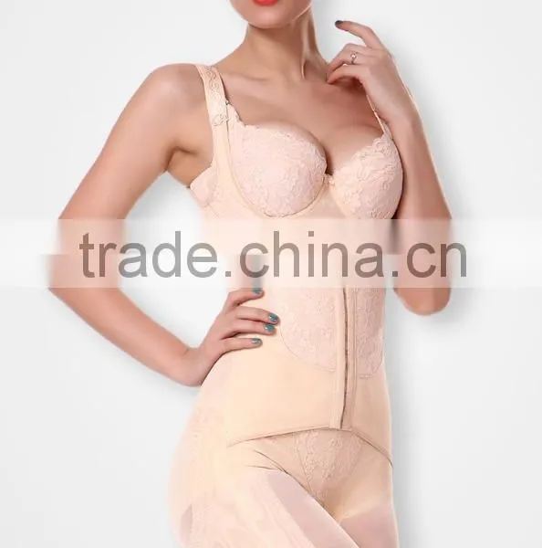 Plus Size and ODM Natural Silk Siamesed Shapewear With Firm Tag photo-2
