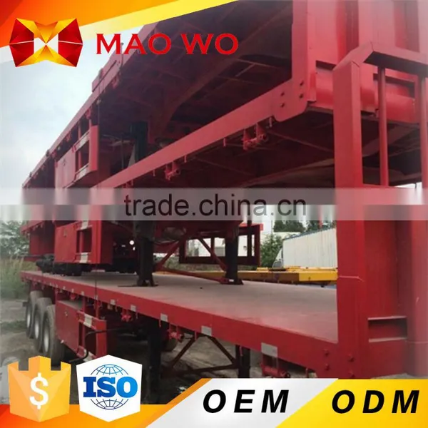 MAOWO Brand 3 Axle 20ft 40ft Container Skeleton Semi Trailer for Sales photo-5