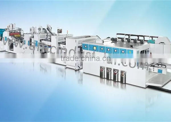 Flexo Printer Slotter With Folder Gluer Counter Ejector Quality Choice