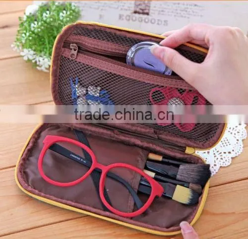 Canvas Cartoon Animal Pen Pencil Case Bag Cosmetic Storage Bag Pouch Wallet photo-4