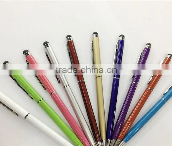 2 In 1Stylus Touch Pen Multi Colors Cheap Ballpoint Pens for Hotel Company Use photo-5