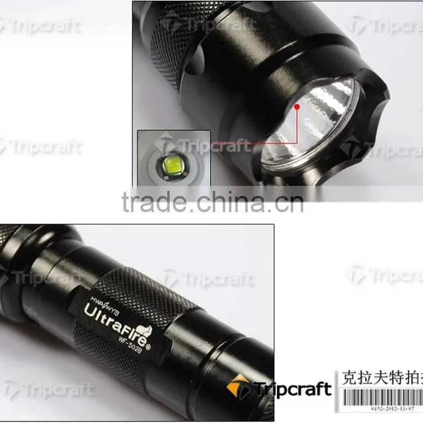 Waterproof c Ree Xm-l t6 Led Flashlight 502b High Power Police Flash Light photo-3