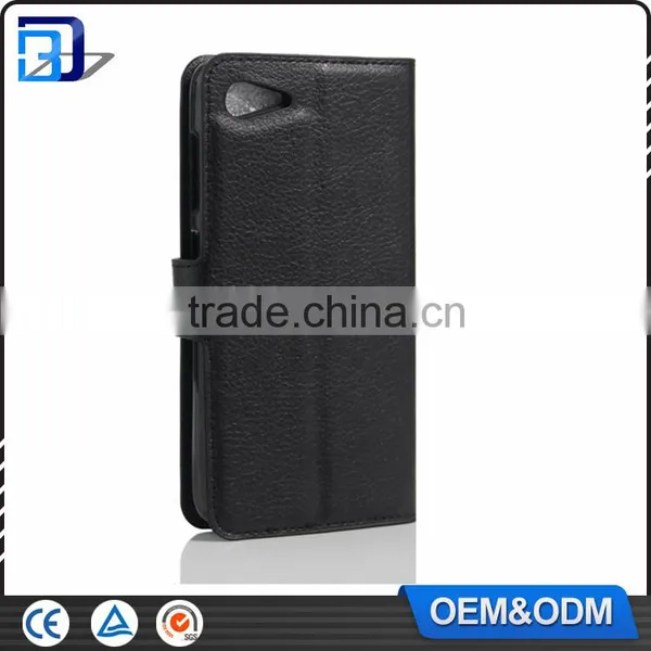 Bulk Buy From China Litchi Design Credit Card Wallet Stand Flip Leather Case For Lenovo Zuk Z2 Mobile Phone Cover photo-3